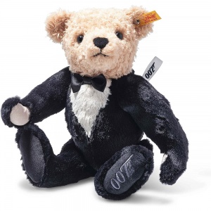 Steiff Jointed James Bond Bear Plush Teddy Bear